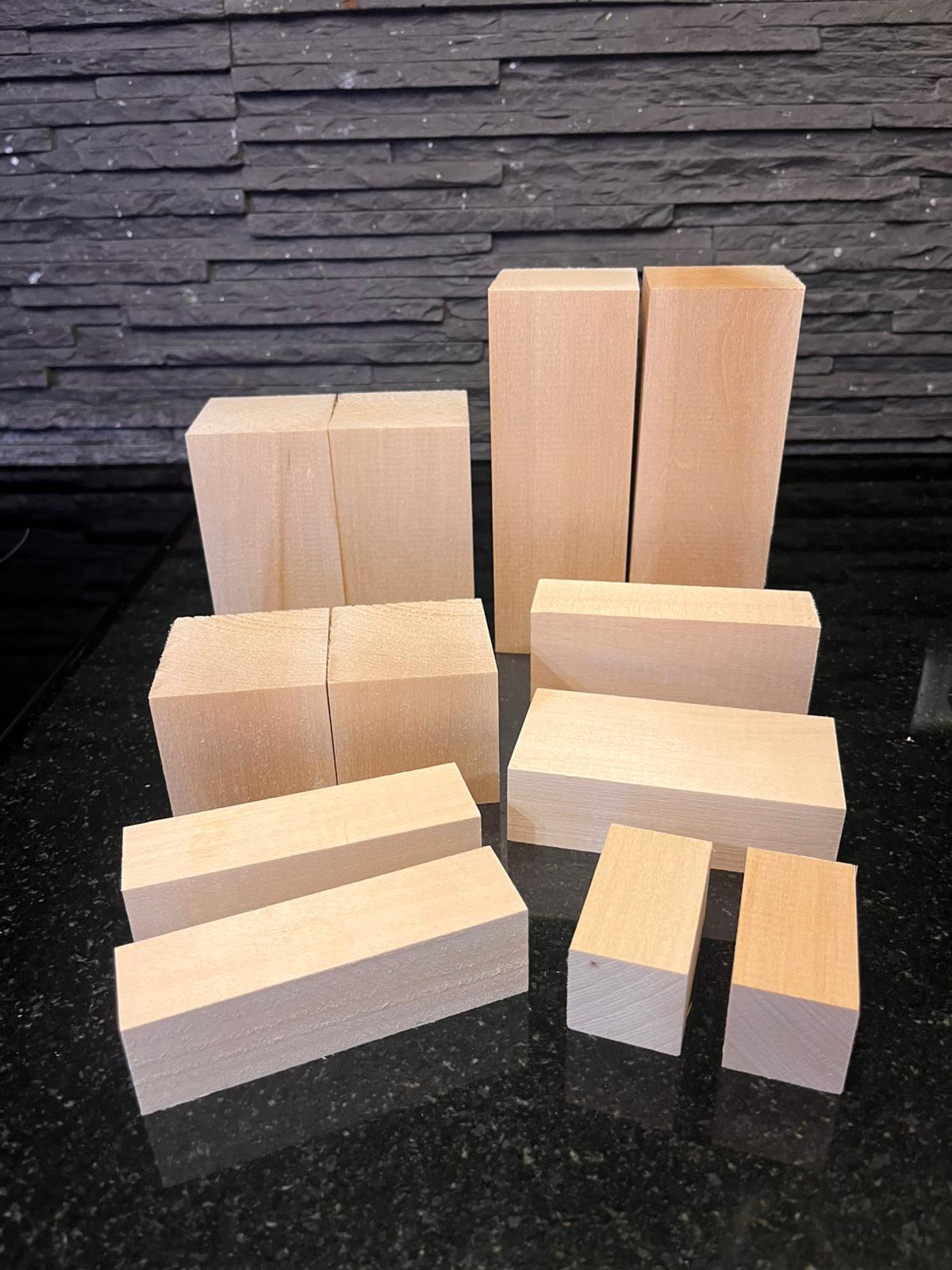 Drewno lipowe do rzeźbienia 10szt "Rodzinny"